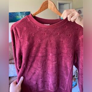 super cute CHAMPION sheer sweater